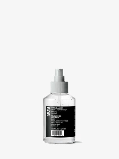 Back of Bottle™ Shining Armor Frizz & Heat Primer for frizz control and heat protection, 125ml