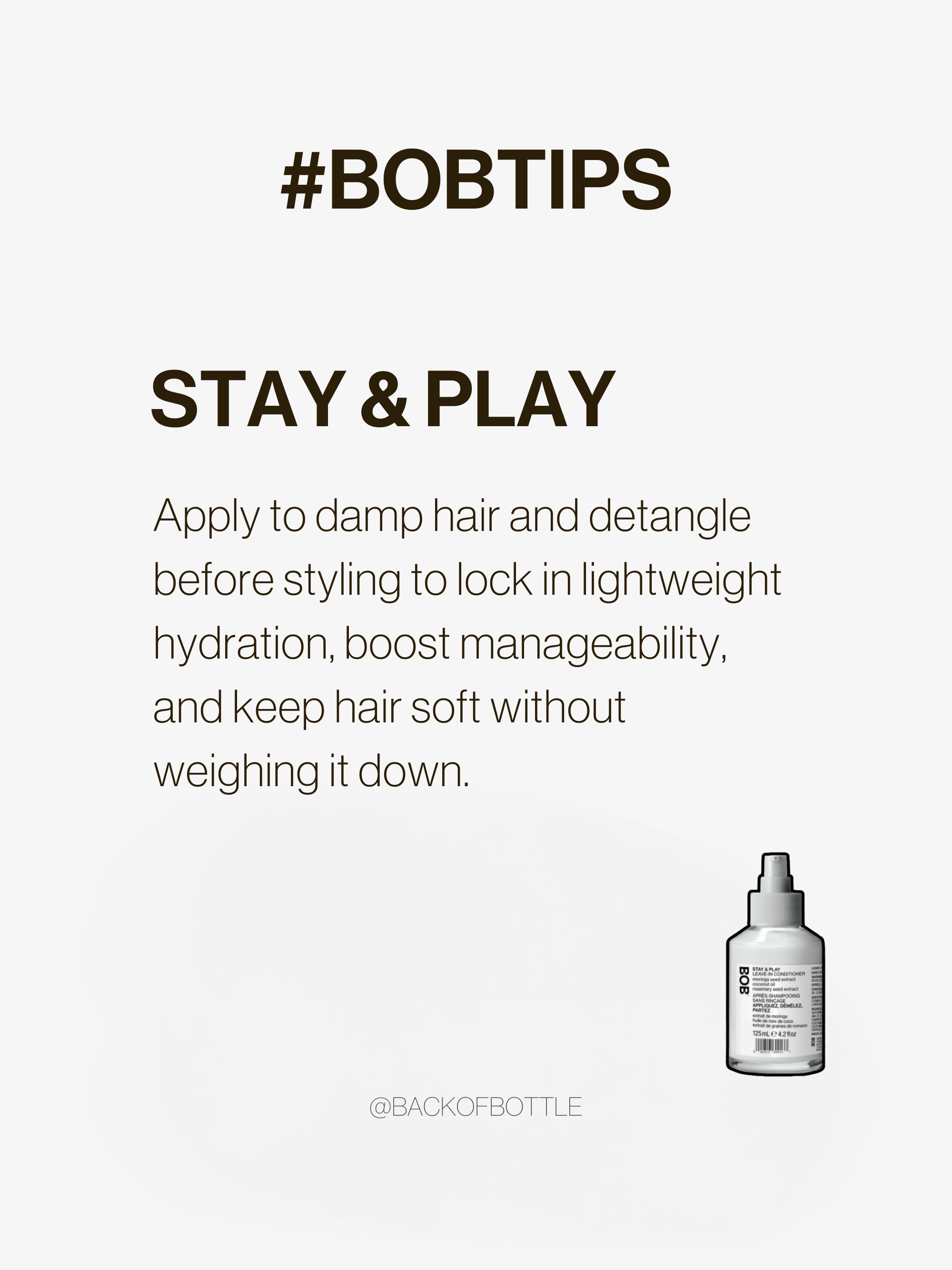 Stay + Play Leave In Conditioner
